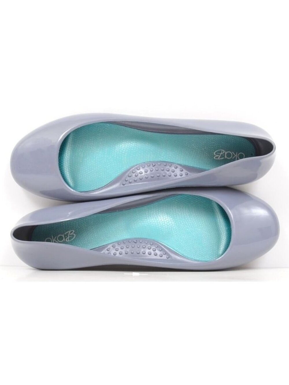 Oka-B Taylor Shiny Ballet Flats Arch Support Waterproof Slip-resistant Women's 9